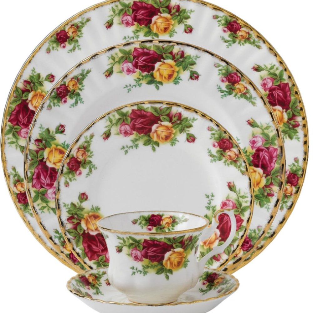 Royal Albert Old Country Roses 5-Piece Place Setting